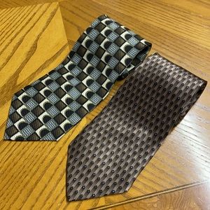 Ziggurat By Mulberry Neckwear Tie Bundle | 100% Silk